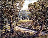 Ernest Lawson A Turn Of The Road (Tennessee) painting